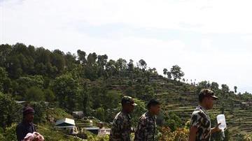 Devastación en Nepal.