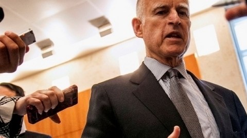 El gobernador de California, Jerry Brown.
