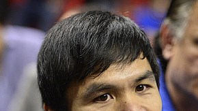 Floyd Mayweather y Manny Pacquiao, concentrados en lo suyo. Foto: Archivo