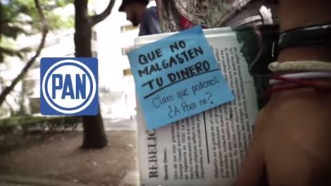 Captura del spot publicitario del PAN.