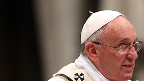 El Papa en la homilía en la Basílica de San Pedro.
