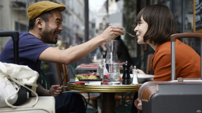 cena en pareja