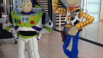 Los personajes de 'Toy Story' adornan las oficinas de Pixar en Emeryville, California.