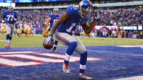 Odell Beckham Jr. fue el mejor novato ofensivo de la NFL en 2014.