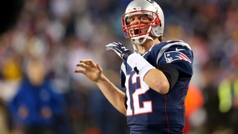 Tom Brady, aquí mostrado el día del partido contra los Colts en el que se jugó con balones desinflados.