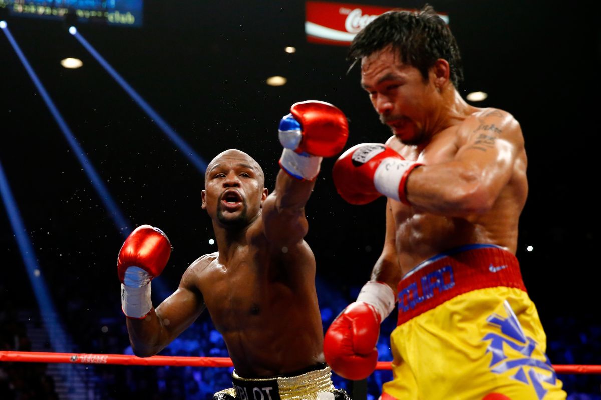 Manny no pudo desarrollar su mejor boxeo debido a una lesión en el hombro. 