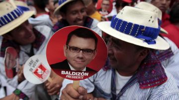Seguidores de Baldizón en CiAudad de Guatemala