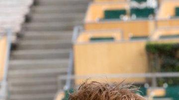 Deborah Borda, presidente de la Filarmónica de LA, junto a su director musical, Gustavo Dudamel, en la presentación de la temporada del Hollywood Bowl.