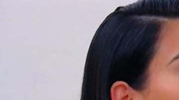 Kim no pudo contener las lágrimas.