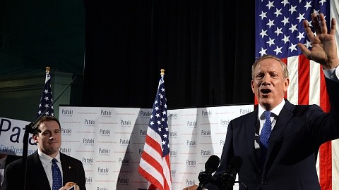 George Pakati, exgobernador republicano de Nueva York, anunció su precandidatura para la Casa Blanca en 2016.