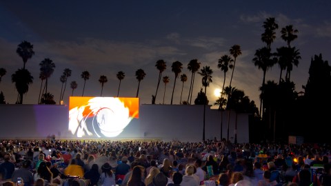 Cinespia, en el Hollywood Forever Cemetery, es uno de los "cines" al aire libre más populares.