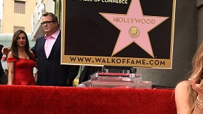 Sofía Vergara estaba muy feliz y emocionada al develar su estrella en Hollywood.