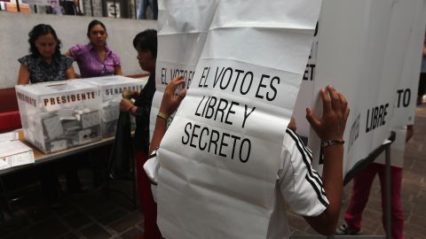 Mexicans Go To The Polls In Presidential Election