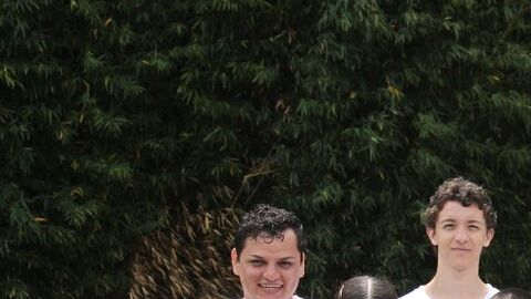 Imagen de un contingente de la poderosa delegación de Costa Rica que vendrá a los Juegos Mundiales de Los Ángeles.
