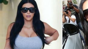 Los fotógrafos estuvieron muy cerca de la diva y apenas la dejaban caminar.