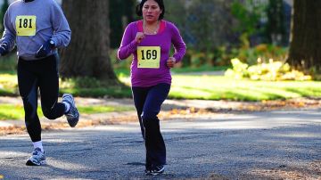 Miriam López completó su primer maratón y asegura que la experiencia es única y para repetirla.