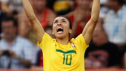 Marta, la estrella de Brasil. /GETTY IMAGES