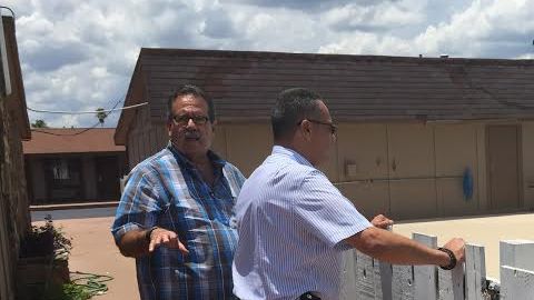 Aún esperan por los permisos pertinentes para utilizar el área de la piscina.