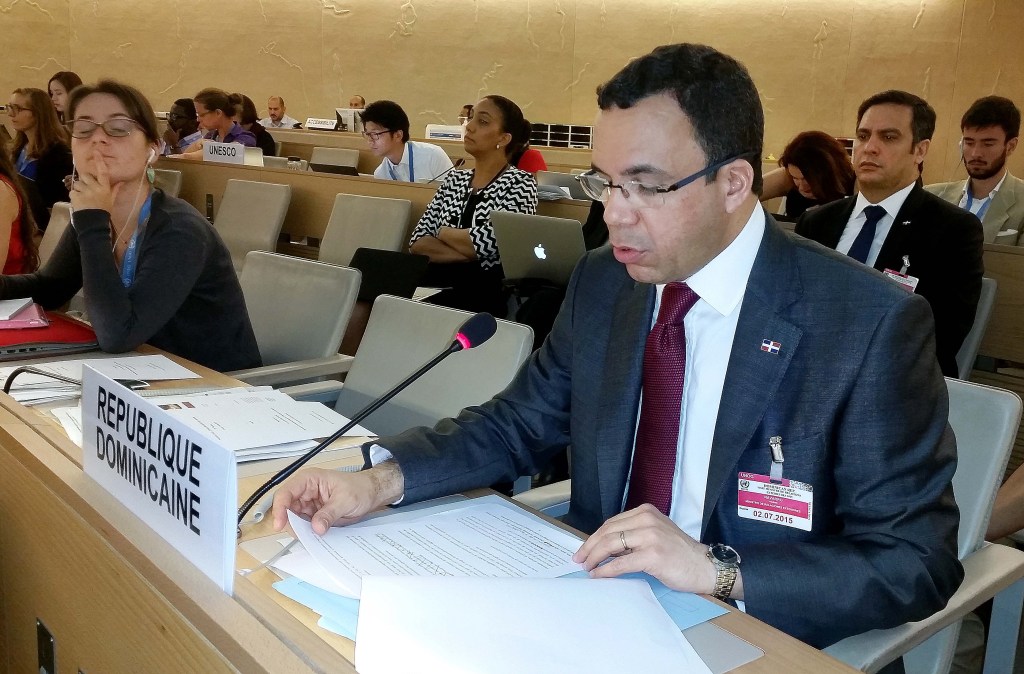 Andrés Navarro compareció ante el Consejo de Derechos Humanos de la ONU.