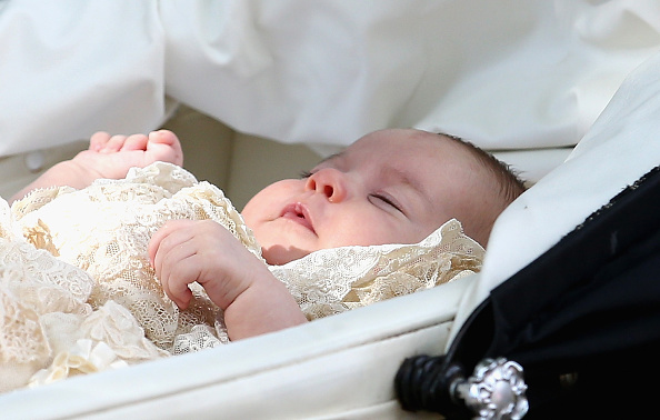 La princesa Charlotte de Cambridge.  