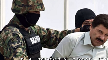 Con esta imagen es ilustrada la canción alusiva a la segunda fuga del Chapo Guzmán, por Enigma Norteño e Hijos de Barrón.