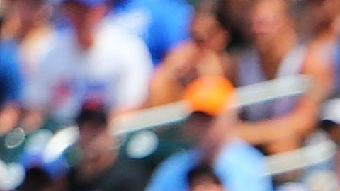 Kirk Nieuwenhuis llega quieto a home en la tercera entrada y rompe así la cadena de más de 45 innings de Zack Greinke sin permitir carrera.