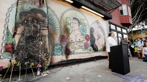 El mural digital ‘Por Vida’ del artista Manuel Paul sufrió un atentado el pasado 29 de junio.