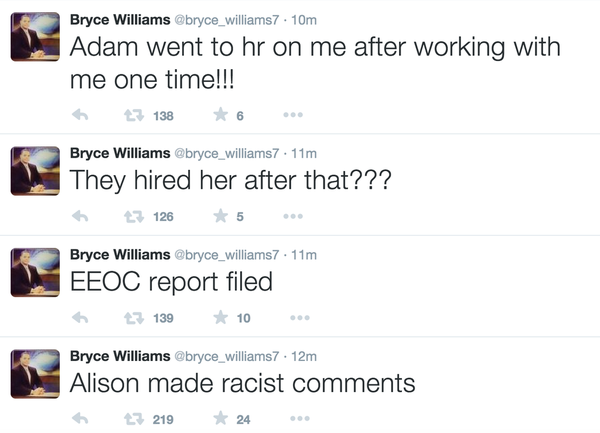 tuits de Bryce Williams