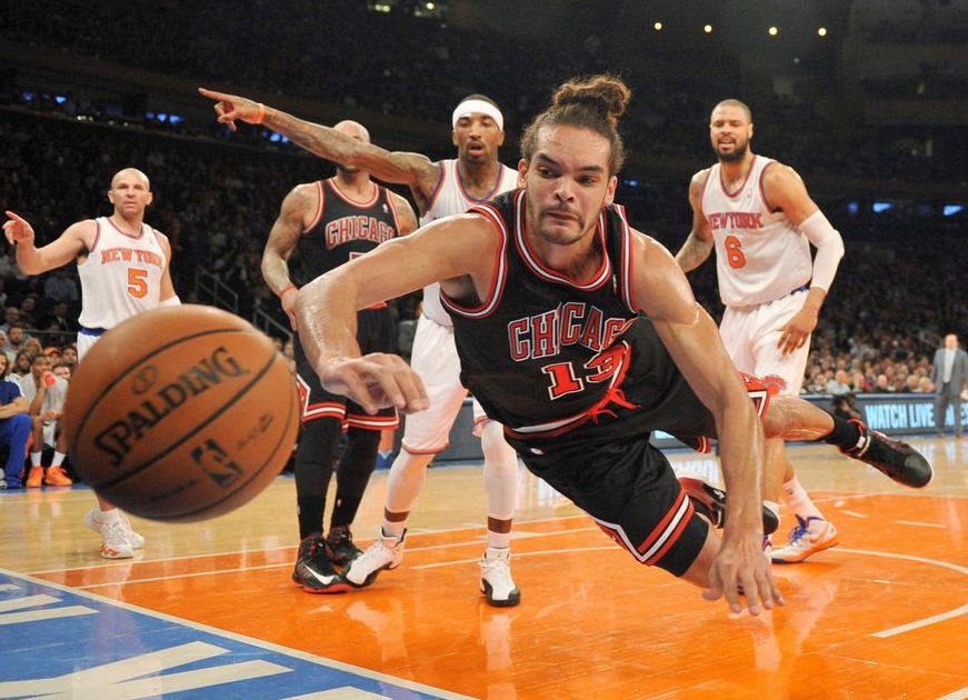 Joakim Noah dejó a los Bulls de Chicago para jugar por los Knicks.
