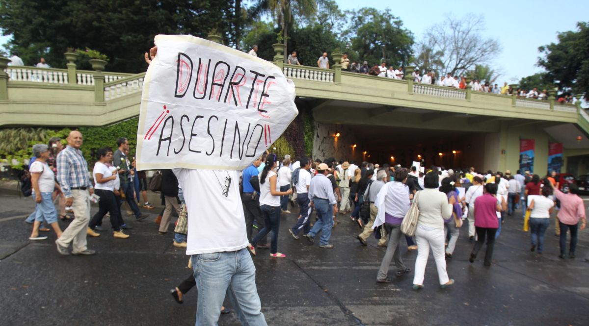 Periodistas han reclamado justicia con la muerte del reportero Rubén Espinosa.