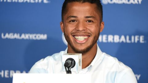 La mayor parte de las veces, a Giovani dos Santos se le ve sonriendo, especialmente ahora que está feliz en Los Ángeles.