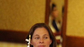 Heriberto Félix Guerra, titular de la Secretaría de Desarrollo Social de México, durante una conferencia en LA.