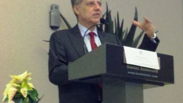 Manuel Sánchez, vicegobernador del Banco de México,  durante su participación en LA el viernes pasado.