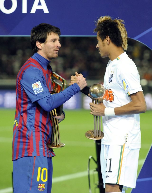 Messi (10), el mejor en Japón, y Neymar, tercer lugar.