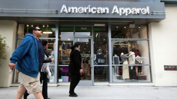 Una tienda de American Apparel en LA. La empresa llegó a un acuerdo con un empleado enfermo despedido.