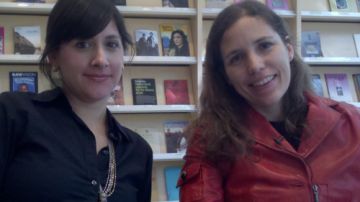 Marcela Guerrero (izq.) y Maria Gaztambide, del Centro Internacional para el Arte de las Américas  en Houston.