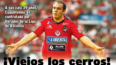 Cuauhtémoc Blanco jugará un año con el equipo sinaloense para después buscar convertirse en director técnico.