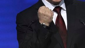 El candidato Vladimir Putin.