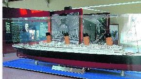 Replica del ‘Titanic’, que se hundió el 14 de abril de 1912.