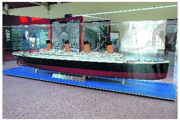 Replica del ‘Titanic’, que se hundió el 14 de abril de 1912.