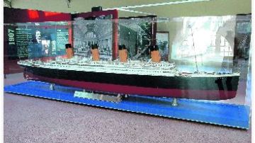 Replica del ‘Titanic’, que se hundió el 14 de abril de 1912.