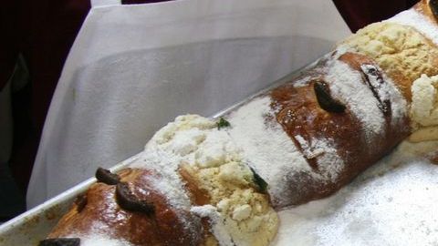 La tradicional Rosca de Reyes.