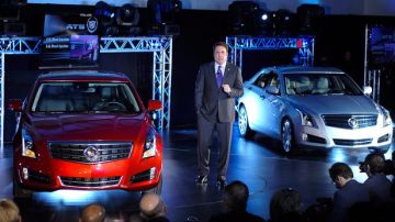 Presidente de GM, Mark Reuss, presenta, el nuevo Cadillac ATS..