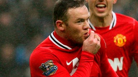 El atacante Wayne Rooney se la cobró ayer a los 'citizens'.