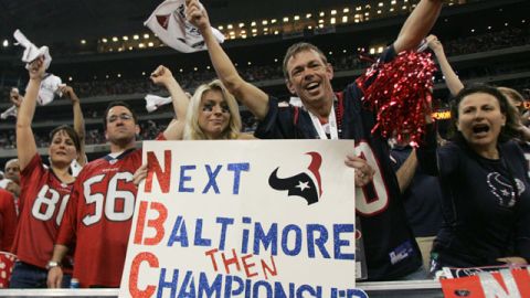 Los Texans confían en superar a los Ravens en el juego divisional de la NFL.