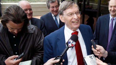 Bud Selig no ocultó su satisfacción al hablar ayer  con los medios.