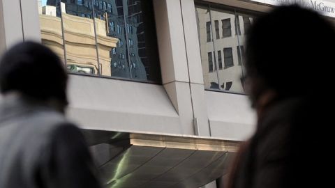 La fachada de la agencia de medición de riesgo Standard & Poor's en Nueva York, Estados Unidos.