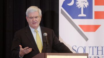 Newt Gingrich está en un fuerte segundo lugar debido a su popularidad en los estados del sur.