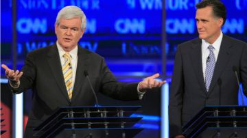 La batalla por la nominación republicana se perfila en este momento entre Newt Gingrich y Mitt Romney.