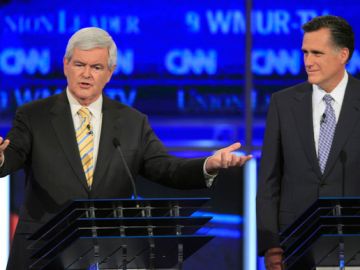 La batalla por la nominación republicana se perfila en este momento entre Newt Gingrich y Mitt Romney.